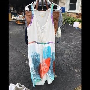 Anthropologie silk dress